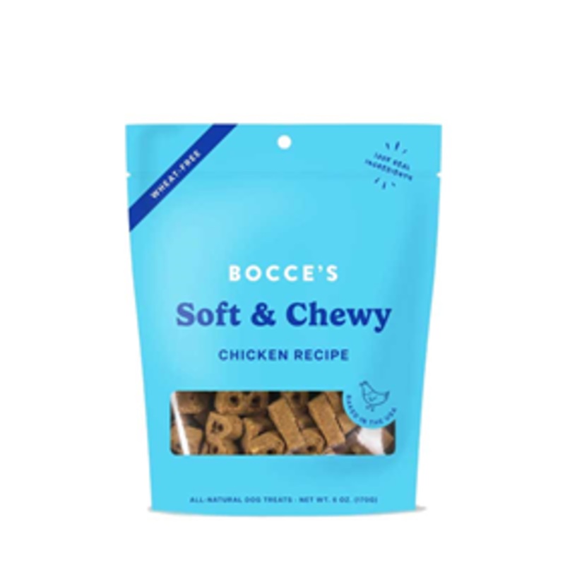 Bocce’s Bakery Soft & Chewy Dog Treats Chicken Recipe 6 oz.