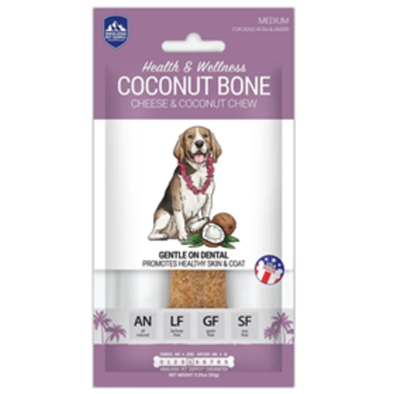 Himalayan Pet Supply Health & Wellness Coconut Bone with Cheese 3.25 oz.