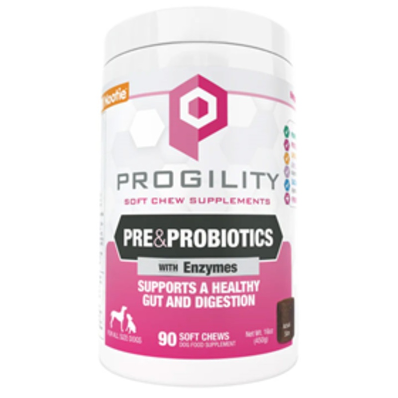 Nootie Progility Soft Chew Supplements Pre & Probiotics with Enzymes 90ct