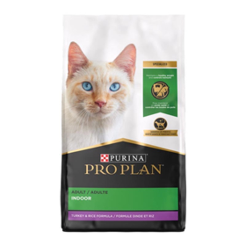 Purina Pro Plan Adult Indoor Turkey & Rice Formula Dry Cat Food