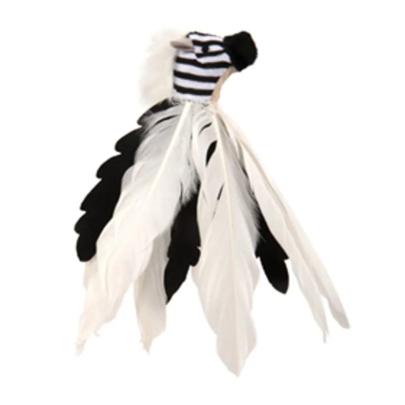 SmartyKat Instincts Zingy Zebra Toss & Chase HappyNip Cat Toy