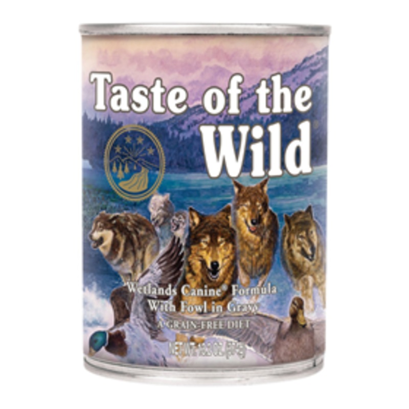Taste of the Wild Wetlands Canine Formula in Gravy Wet Dog Food 13.2 oz.
