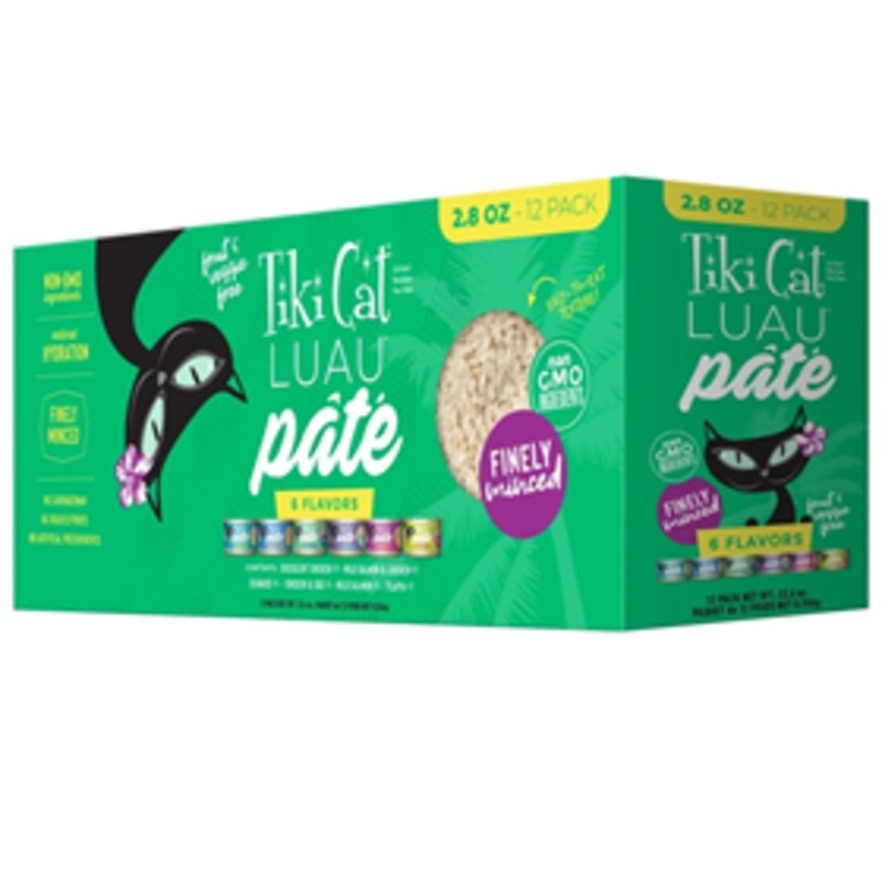 Tiki Cat Luau Pate Variety Pack 12 Pack 2.8 oz.