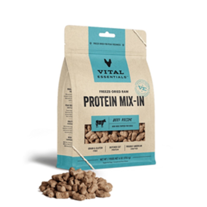Vital Essentials Freeze-Dried Raw Beef Recipe Protein Mix-In 6 oz