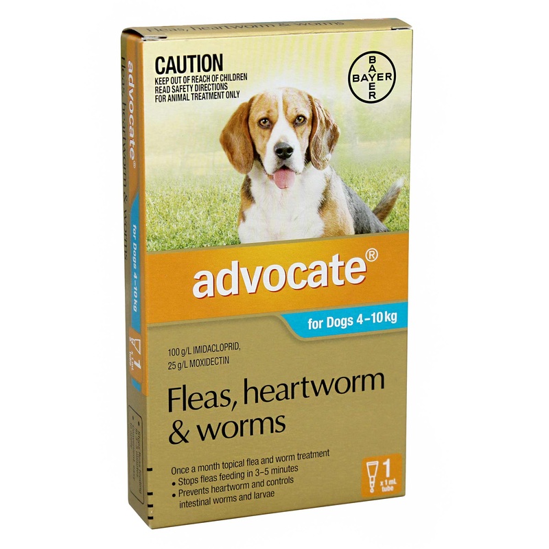 ADVOCATE for Medium Dogs 4-10kg
