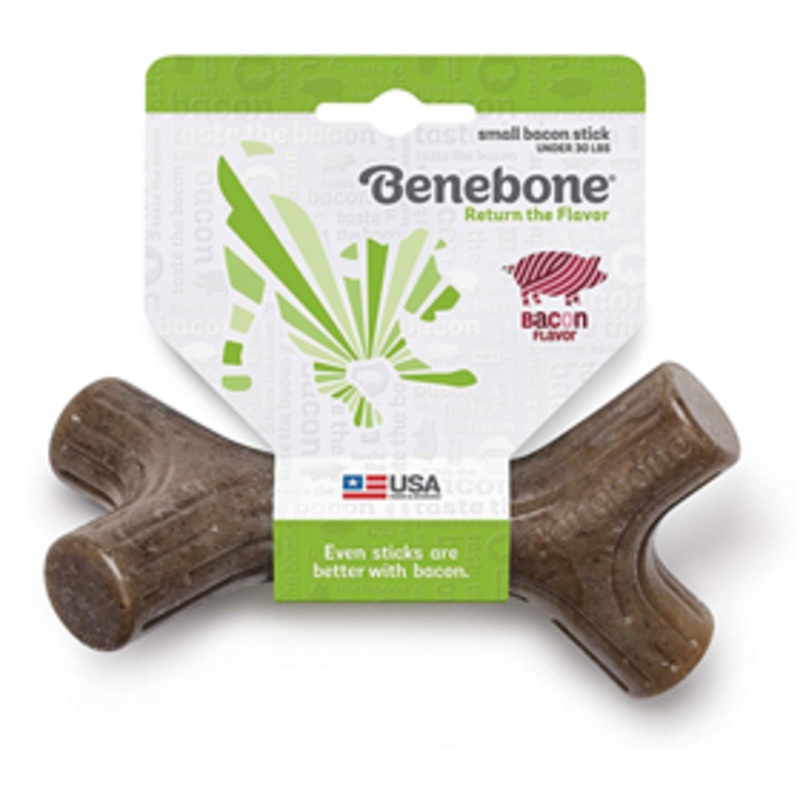 Benebone Bacon Stick Dog Chew Toy