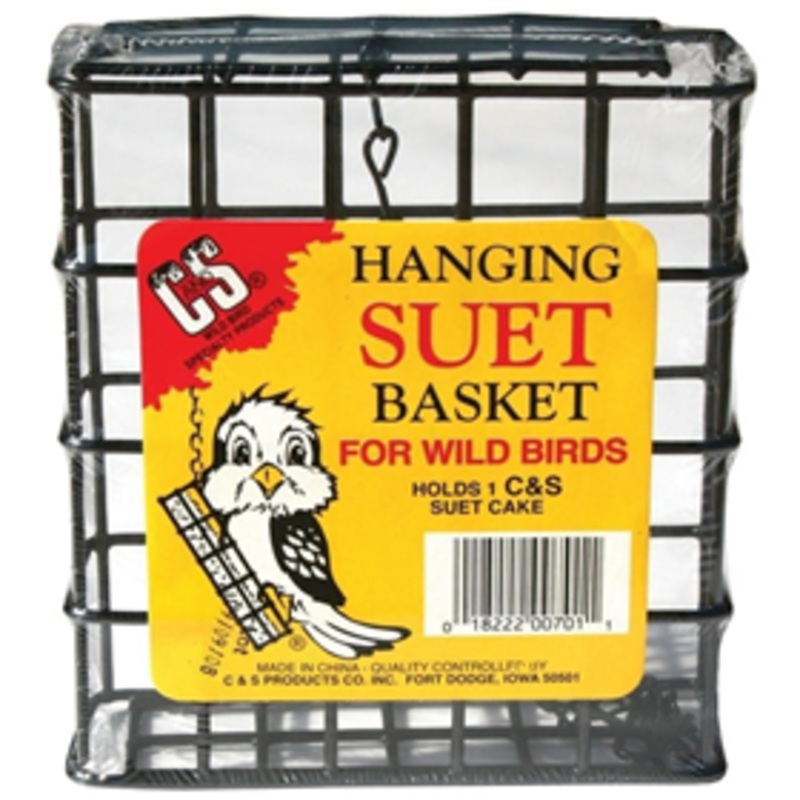 C&S Hanging Suet Basket for Wild Birds