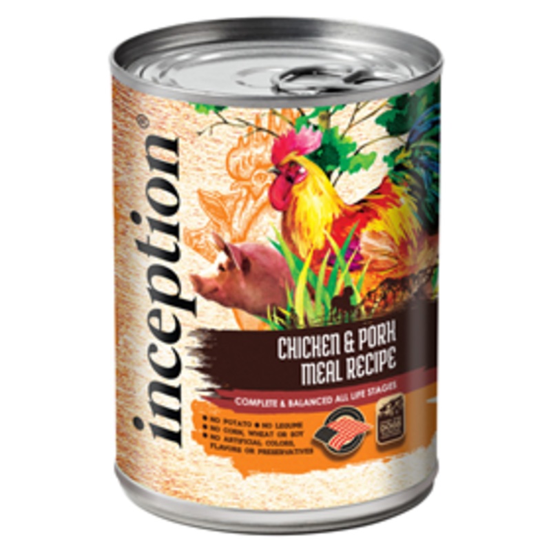 Inception Chicken & Pork Meal Recipe Canned Dog Food 13 oz.