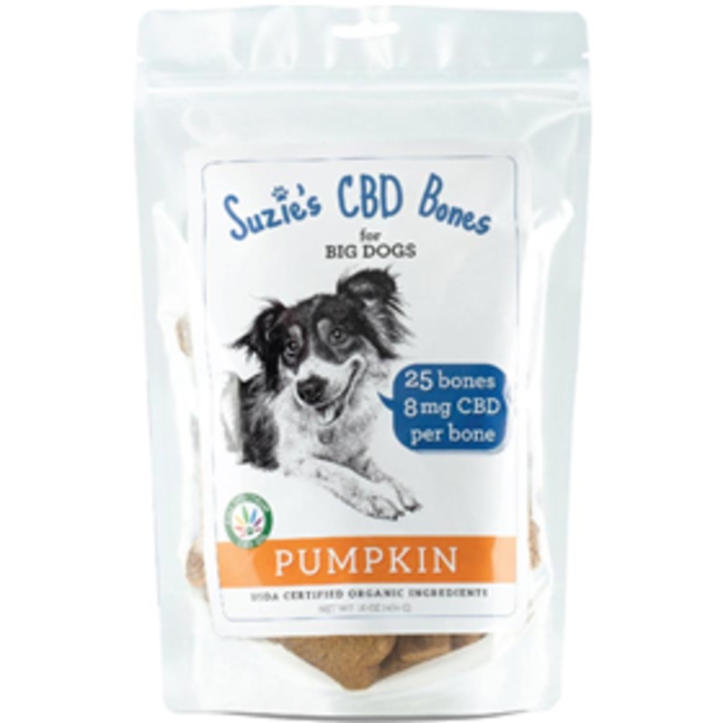 Suzie’s CBD Bones Pumpkin Treats for Big Dogs 16 oz.