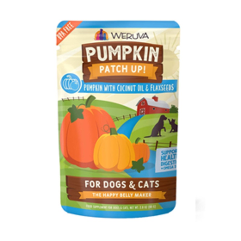Weruva Pumpkin Patch Up! Pumpkin with Coconut oil & Flaxseeds Supplement for Dogs & Cats