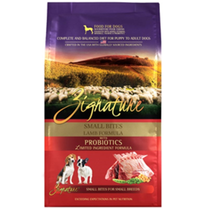 Zignature Lamb Small Bites for Small Breeds Limited Ingredient Formula Dog Food