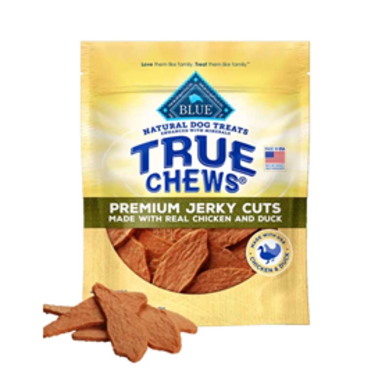 Blue Buffalo True Chews Premium Jerky Cuts Made With Real Duck Dog Treat