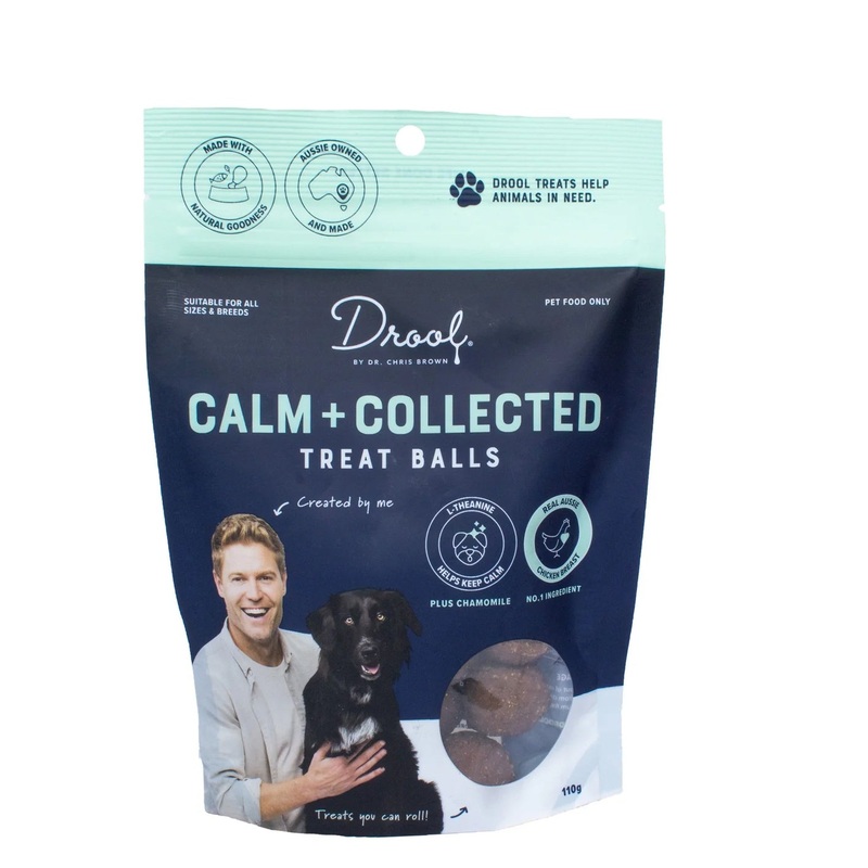 Drool by Dr Chris Brown Calm + Collected Treat Balls 110g