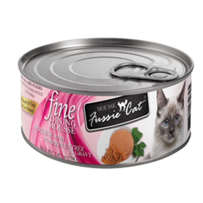 Fussie Cat Fine Dining Mousse Sardine with Pumpkin 2.47oz