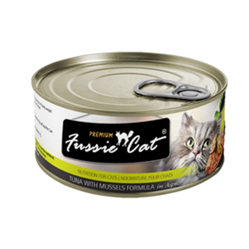 Fussie Cat Premium Tuna with Mussels 5.5oz