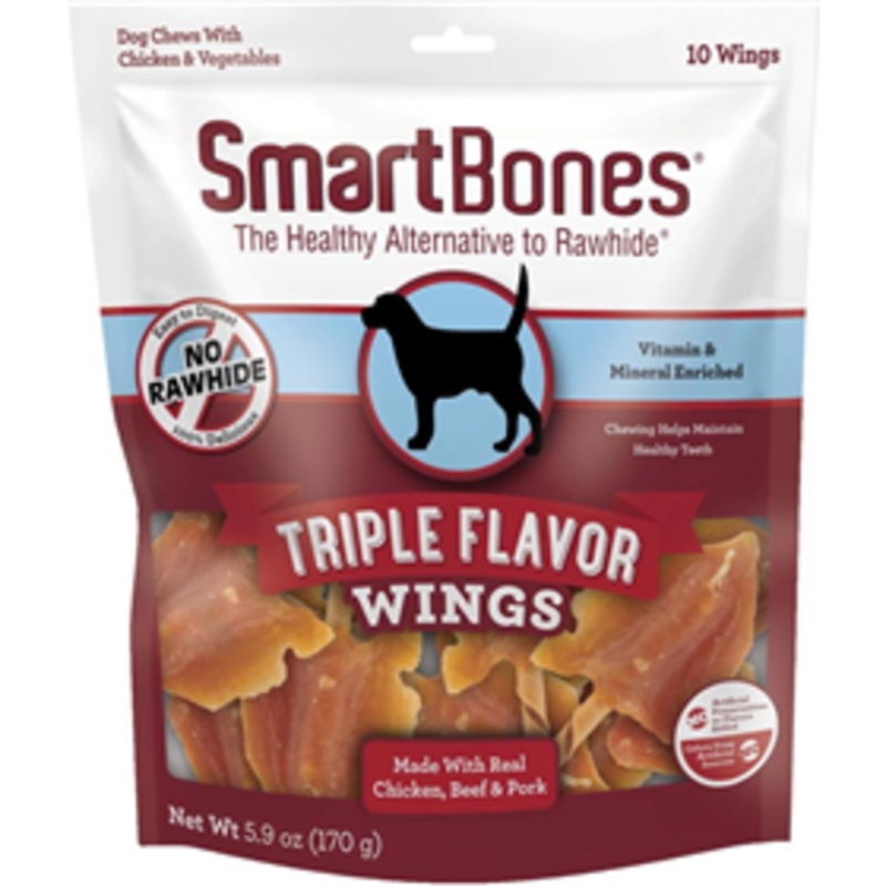 SmartBones Triple Flavor Wings with Real Chicken, Beef & Pork