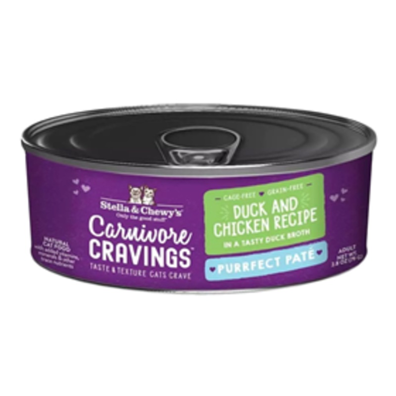 Stella & Chewy’s Carnivore Cravings Purrfect Pat Duck & Chicken Recipe