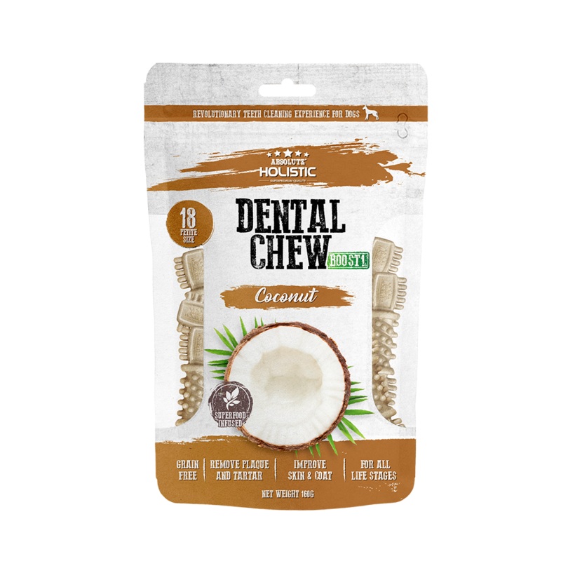 Absolute Holistic Dog Boost Dental Chew Coconut 160g