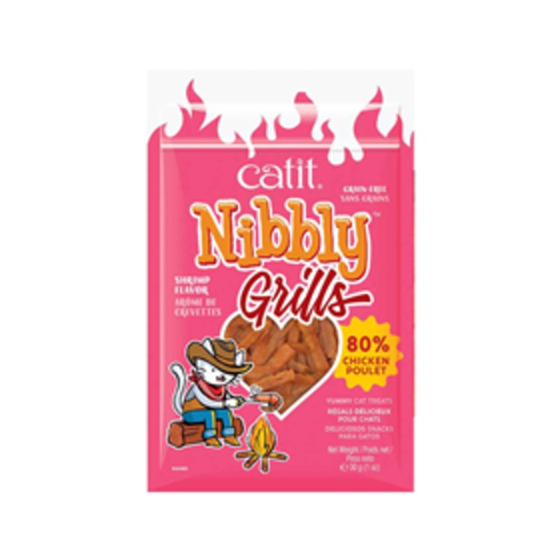 Catit Nibbly Chicken & Shrimp Grills 1oz