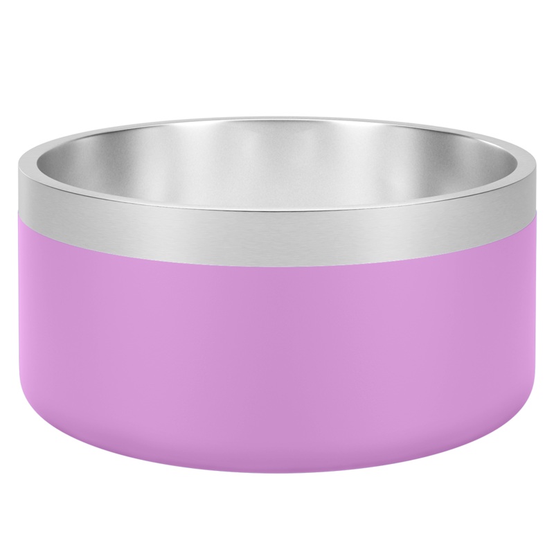 Dazy Dog Dura Stainless Steel Dog Bowl Pink