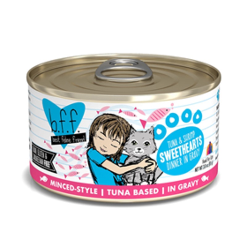 WERUVA b.f.f. Tuna & Shrimp Sweethearts Dinner in Gravy Cat Food