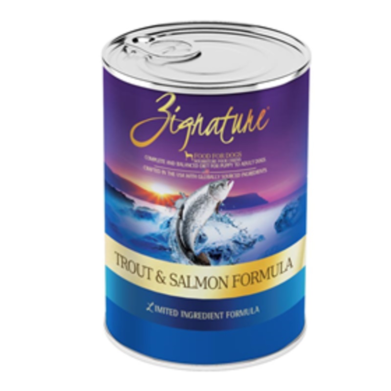 Zignature Trout & Salmon Limited Ingredient Formula Dog Food 13 oz.