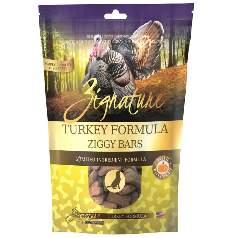 Zignature Turkey Biscuit Treat For Dog, 12oz
