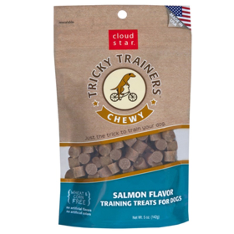 Cloud Star Tricky Trainers Chewy Dog Treats Salmon 5 oz.