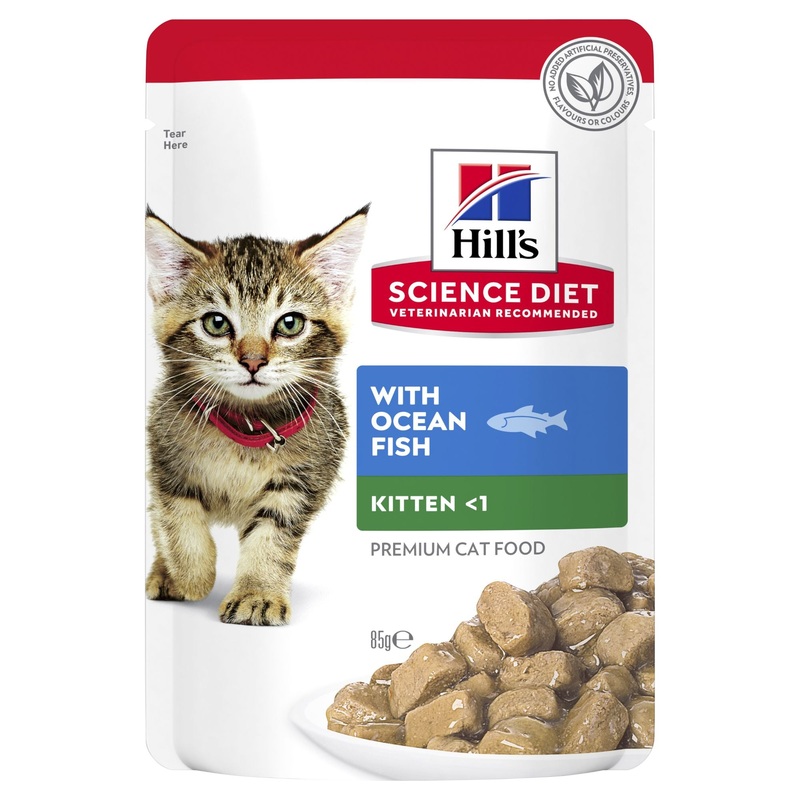 Hill’s Science Diet  Kitten w/Ocean Fish 85g x 12