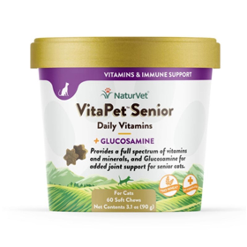 NaturVet VitaPet Senior Daily Vitamins Cat Soft Chews
