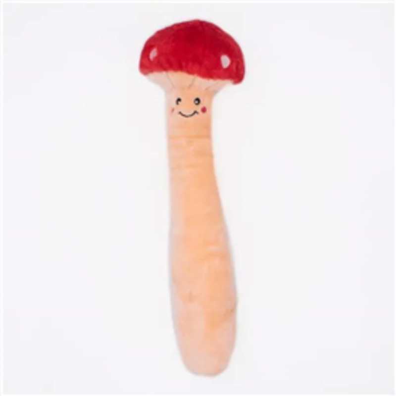 ZippyPaws JIgglerz Mushroom Plush Dog Toy