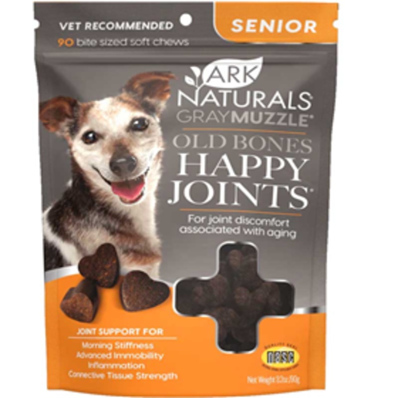 Ark Naturals Gray Muzzle Old Dogs! Happy Joints! Soft Chews, 90 ct.