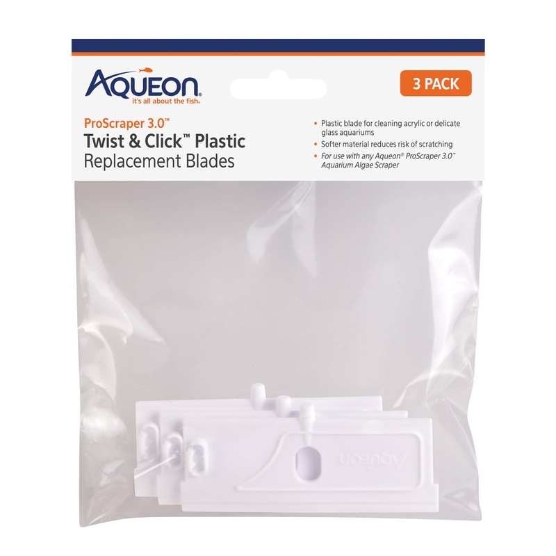 Aqueon ProScraper 3.0 Twist & Click Plastic Replacement Blades One Size