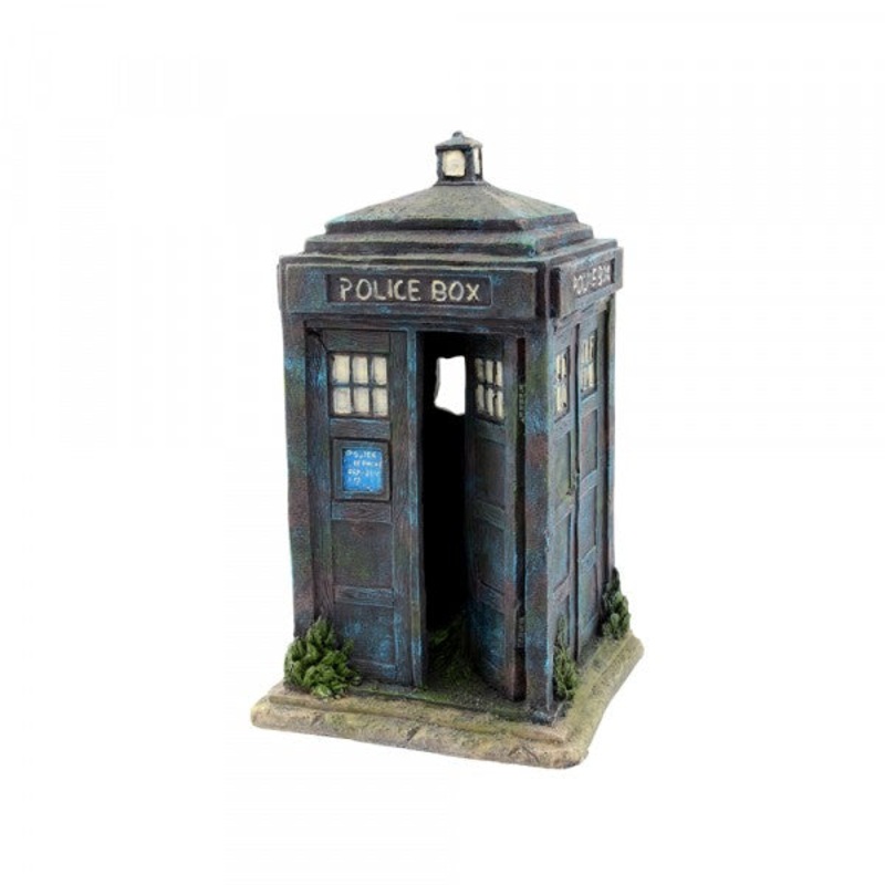 Bioscape Police Box Aquarium Ornament