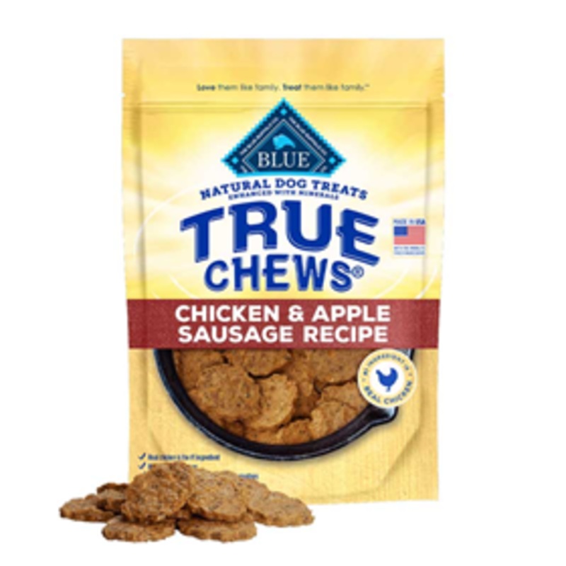 Blue Buffalo Tyson True Chews Chicken & Apple Sausage Recipe Dog Treat 12 oz.