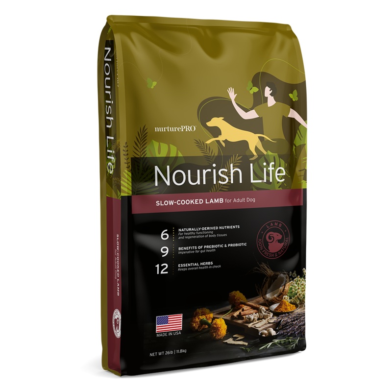 *DONATION TO ACTION FOR SINGAPORE DOGS* Nurture Pro Nourish Life – Dog Adult Lamb 26lb