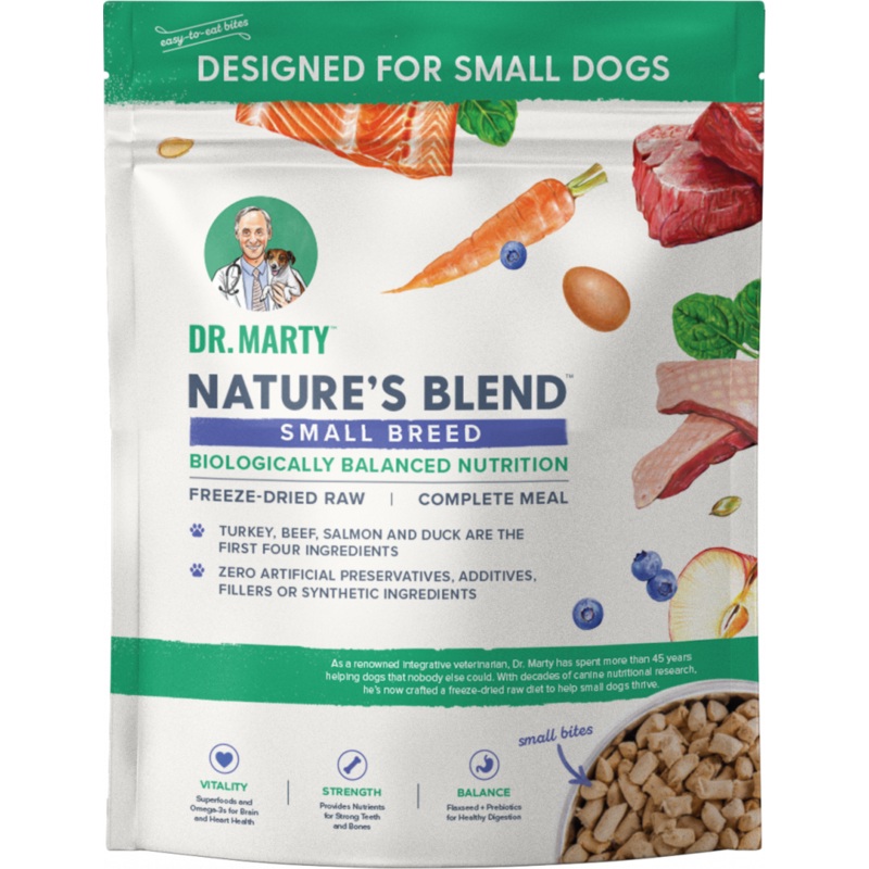 Dr. Marty Nature’s Blend Small Breed Freeze Dried Raw Dog Food