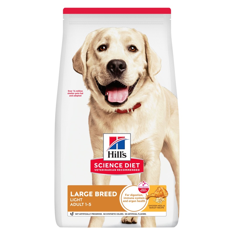 Hill’s Science Diet Adult Light Large Breed Dry Dog Food 12kg