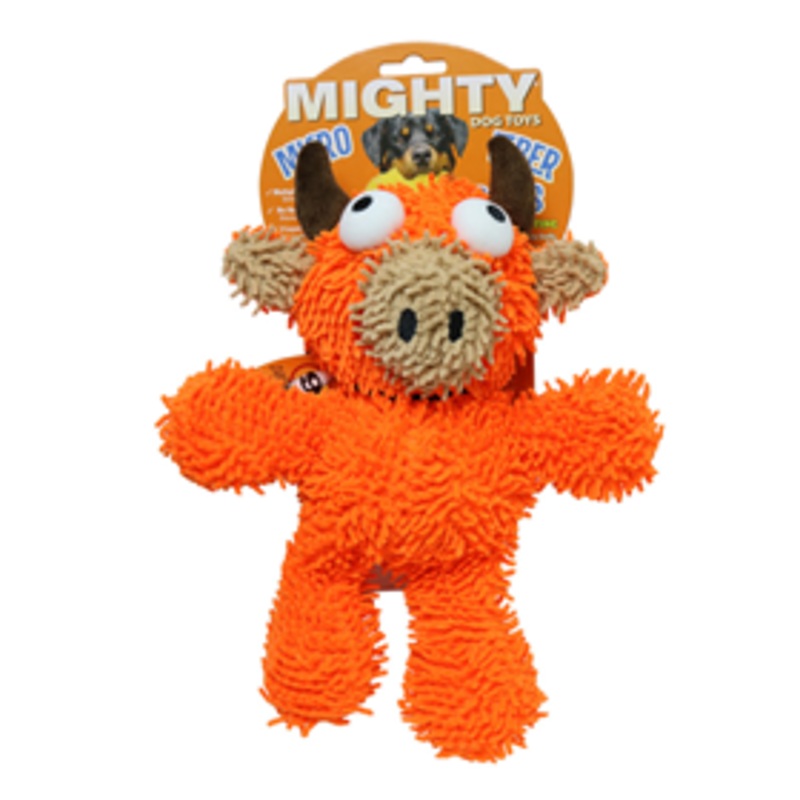 Mighty Microfiber Ball Bull Medium 10in. Orange