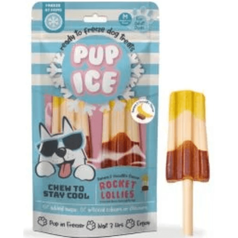 Pup Ice Banana & Chocolate 90gr 2pcs