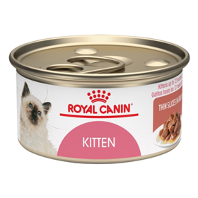Royal Canin Royal Canin Kitten Thin Slices in Gravy Cat Food  3 oz