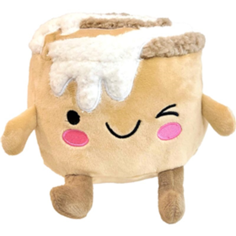 Shoreway Cinnamon Roll Plush Dog Toy