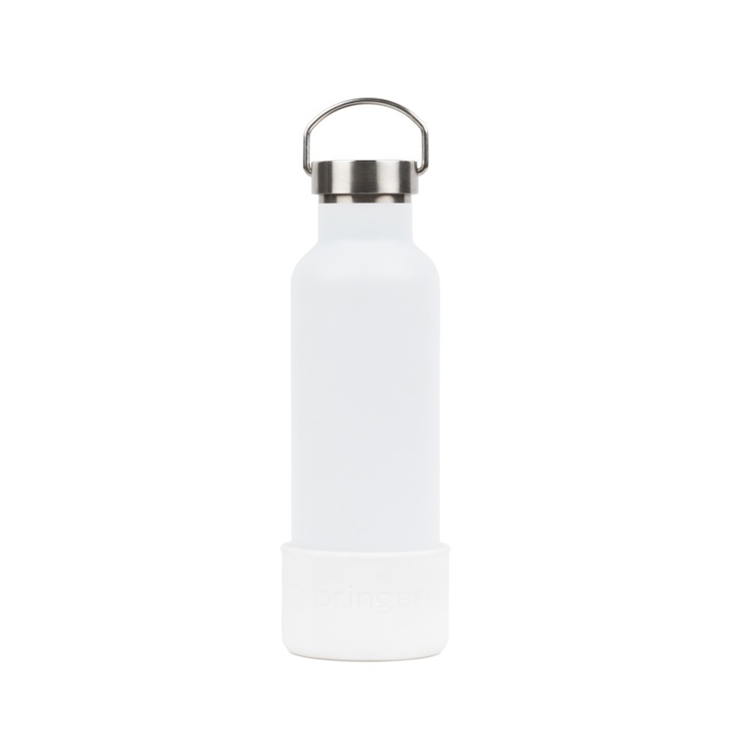 Springer Pets Dog & Me Insulated Water Bottle White