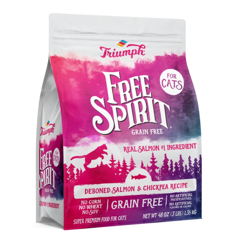 Triumph Free Spirit Grain Free Salmon And Chickpea Recipe Dry Cat Food