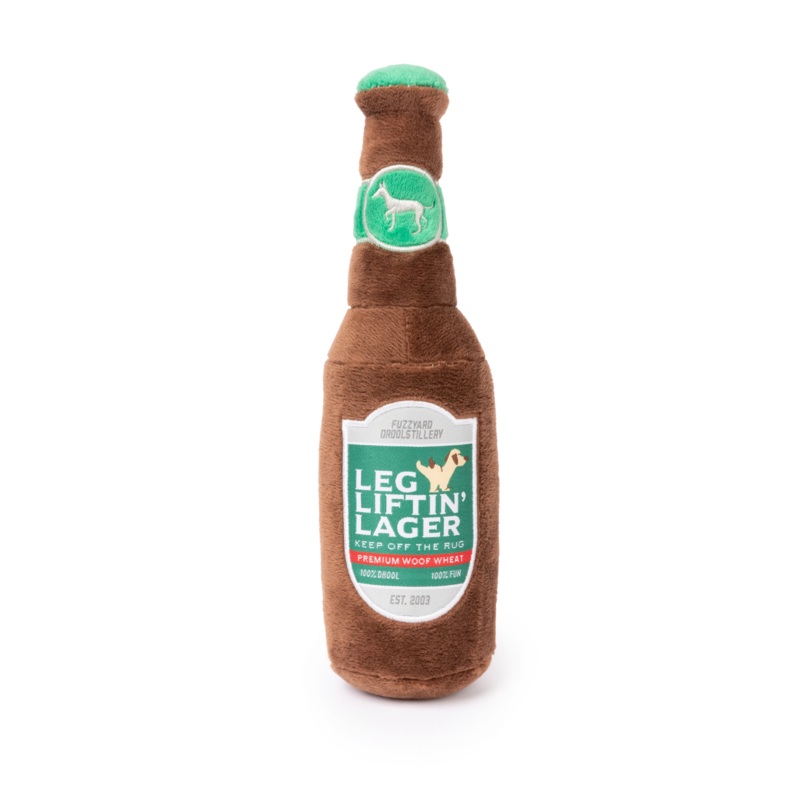 FuzzYard Leg Liftin’ Lager Dog Toy