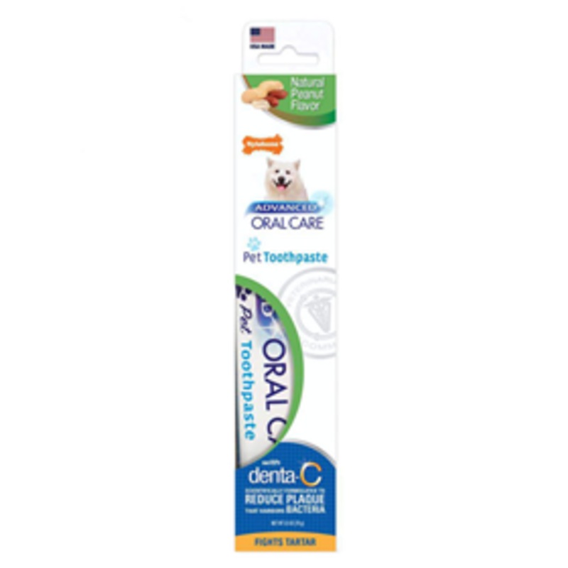 Nylabone Advanced Oral Care Natural Toothpaste Peanut 2.5oz