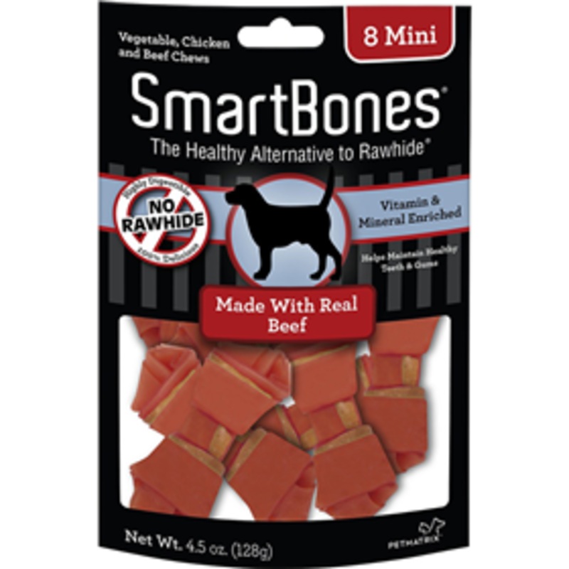 Smartbones Vegtable and Chicken Mini Chews for Dogs Beef