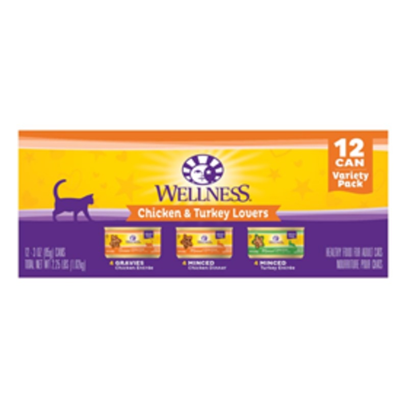 Wellness Complete Health Chicken & Turkey Lovers Variety Pack 12 count