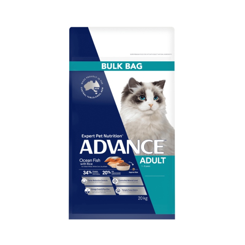 Advance Ocean Fish with Rice Adult Cat Dry Food