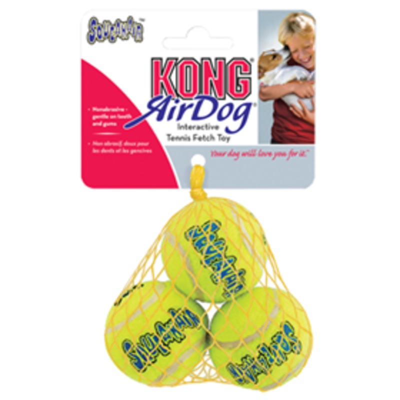 Air Kong Tennis Balls with Squeakers for your dog and puppy! Get the best toys for dogs for the lowest price! Buy a squeaker tennis ball for your dog!